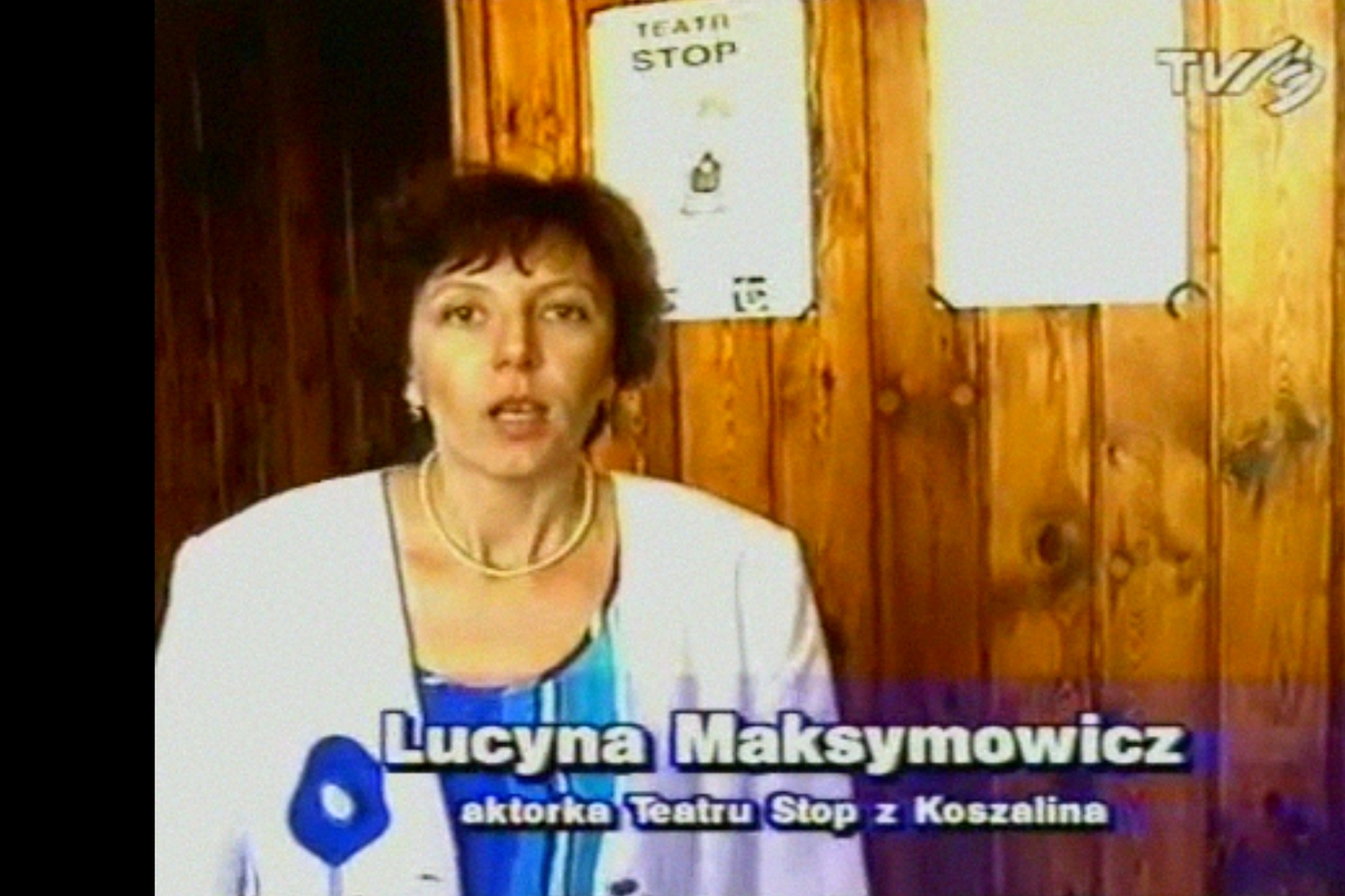 Lucyna Maksymowicz - premiera DEALER Teatru STOP 1998